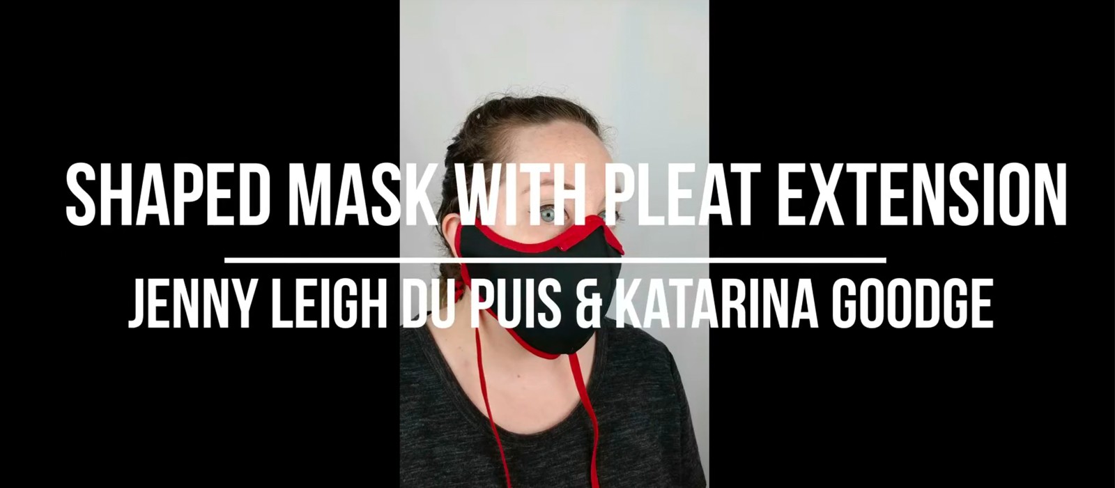 Mask with text explanation