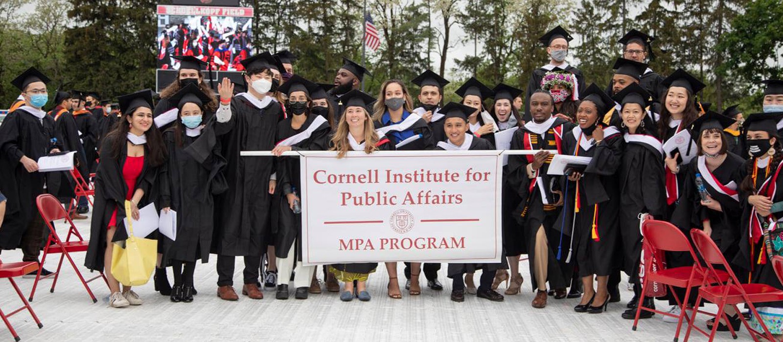 Group photo from Cornell Institute of Public Affairs