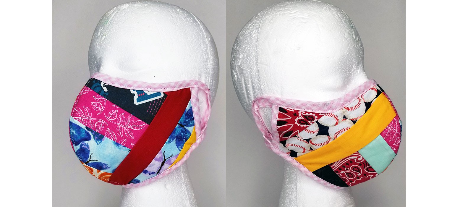 second mask with multi color patterns 