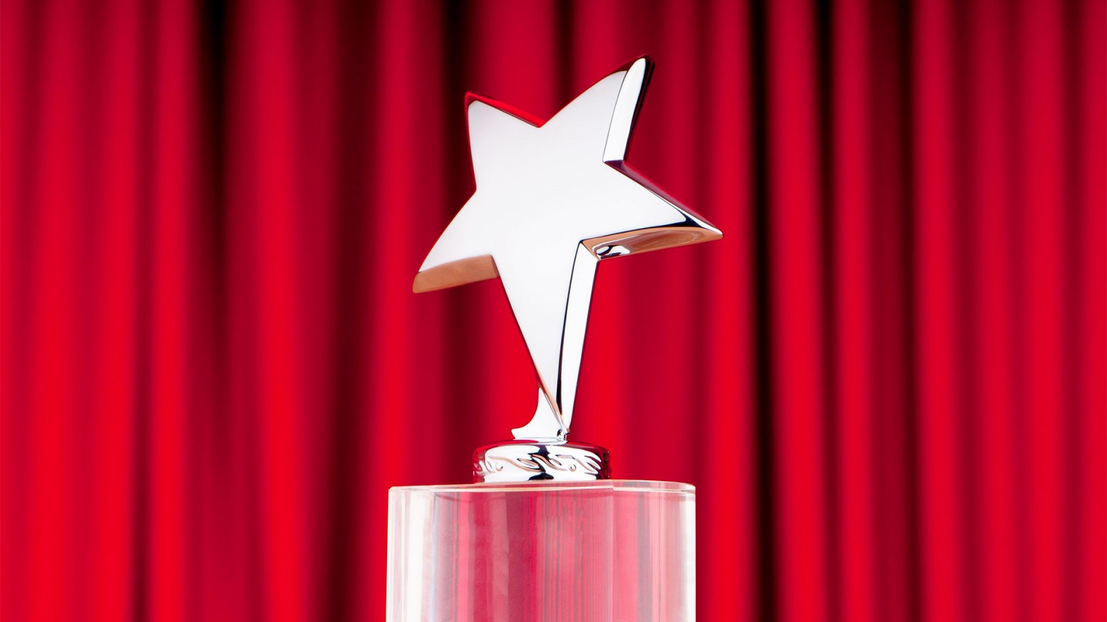 award in shape of 5 point star 