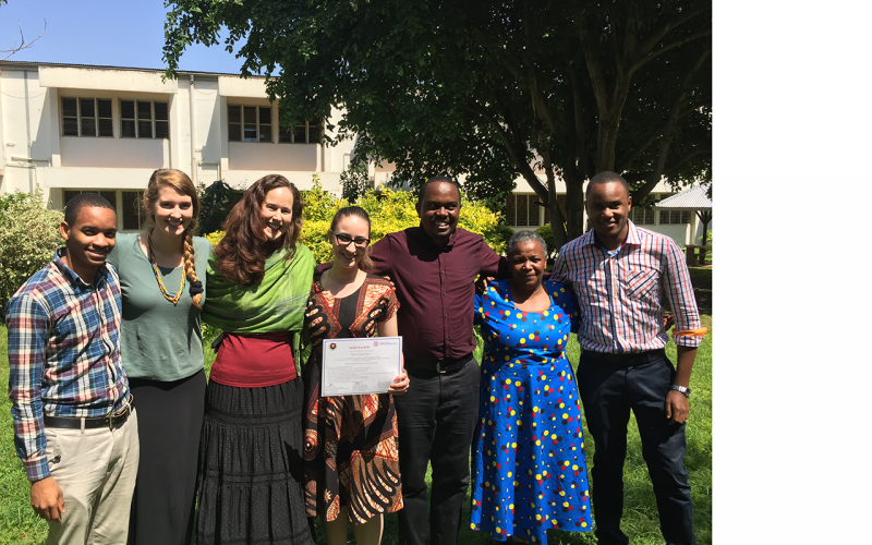 Instructors and participants in the Tanzania Summer Program